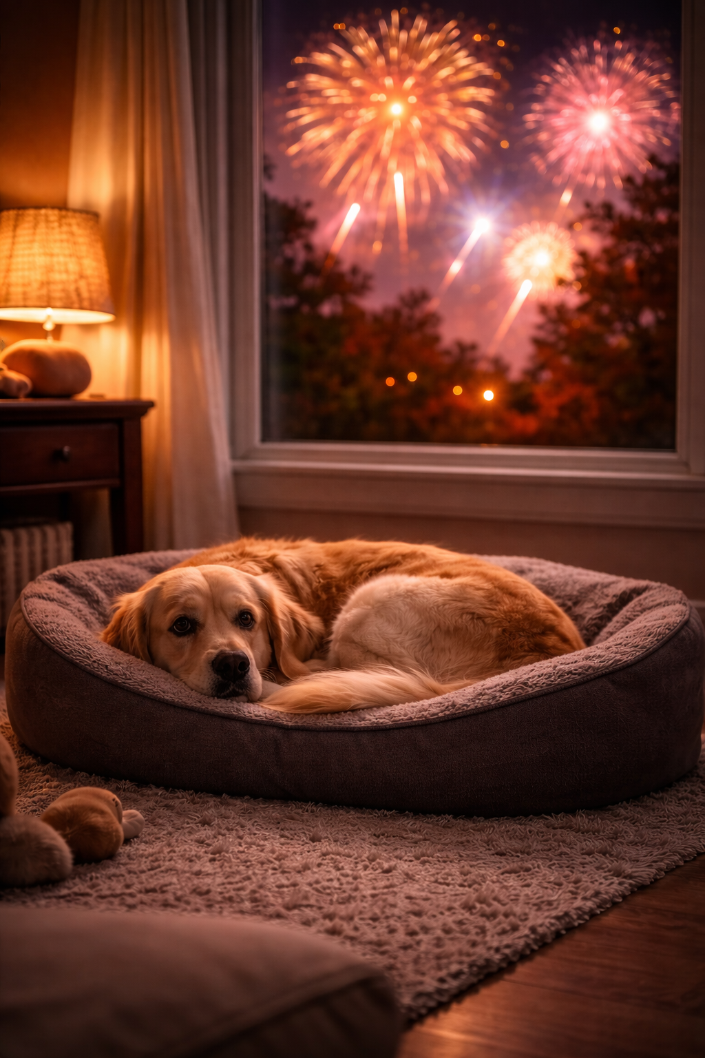 Comment rassurer son chien du feu d'artifice ? - Vétérinaire dans le nord de Montpellier