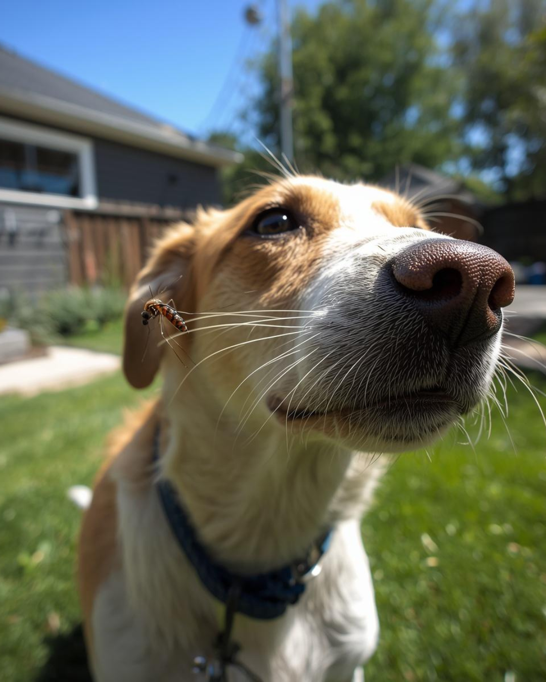 Piqûre de moustique sur un chien - conseil vétérinaire