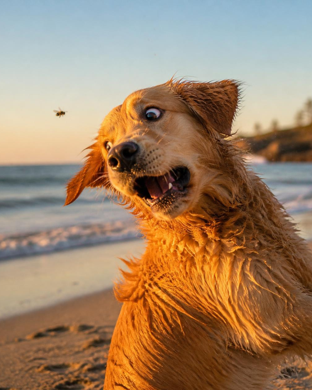 Piqûre bourdon ou guêpe chez le chien - conseils