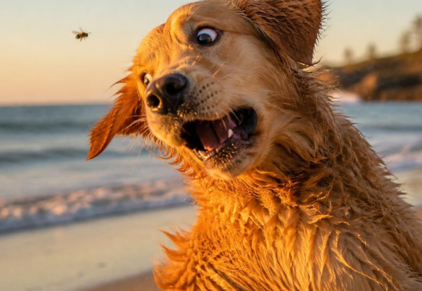 Piqûre bourdon ou guêpe chez le chien - conseils