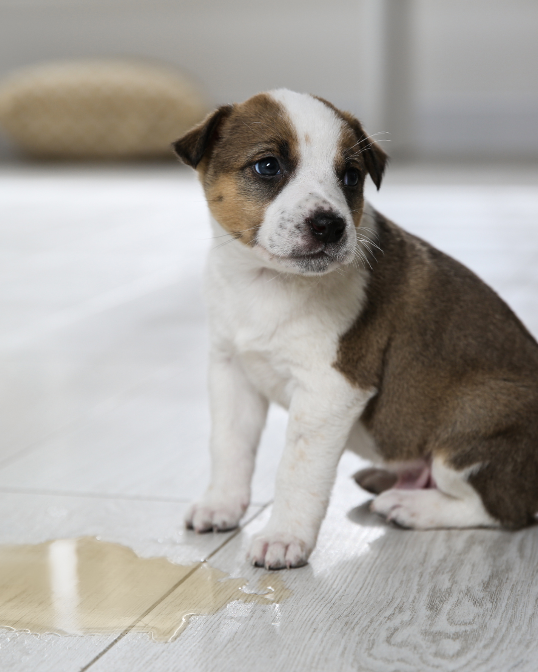 Apprendre la propreté chez un chiot - conseils vétérinaire Montpellier
